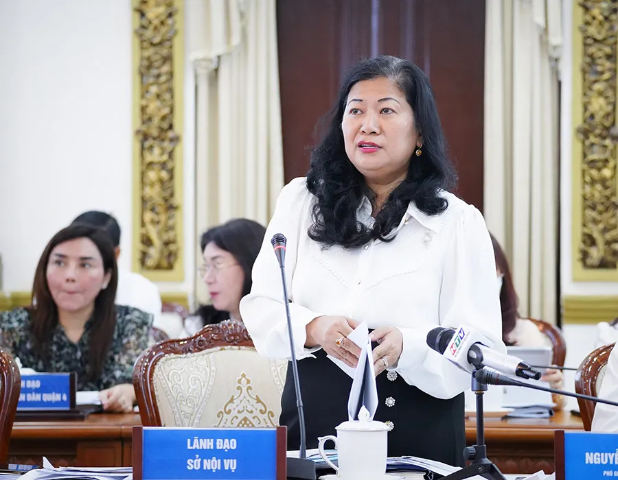 Bà Nguyễn Thị Hồng Thắm, Phó Giám đốc Sở Nội vụ TP.HCM. Ảnh: THUẬN VĂN p3-chan-dung-chi-tham.jpg