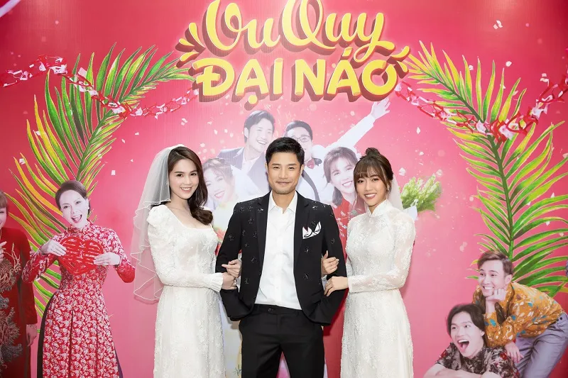 Ngọc Trinh và Diệu Nhi mặc áo cô dâu ra mắt phim ảnh 3