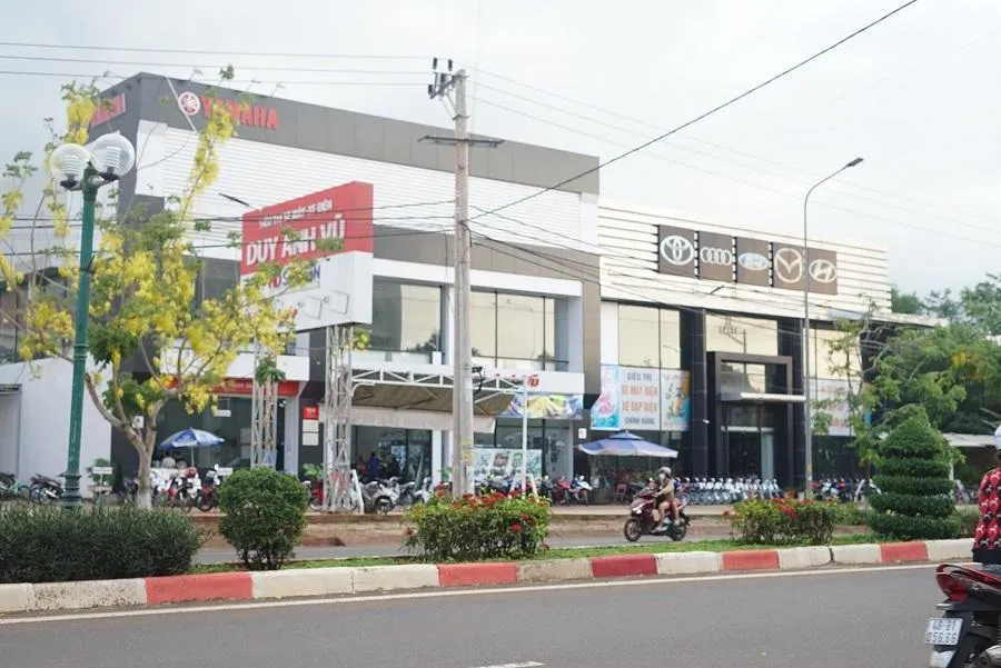 Khu vực phóng viên bị đánh. Ảnh: QT