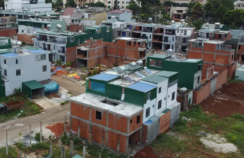 Một phần dự án nhà ở xã hội ở Nghĩa Tân, Đắk Nông. Ảnh LX