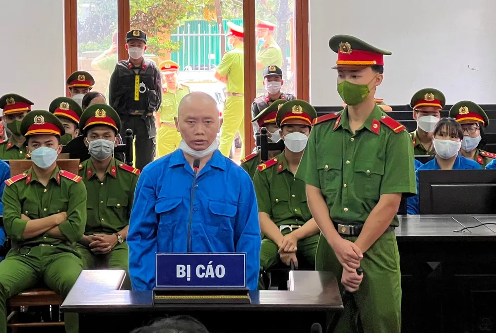 Vàng Seo Trắng tại tòa. Ảnh TX Vàng Seo Trắng tại tòa. Ảnh TX