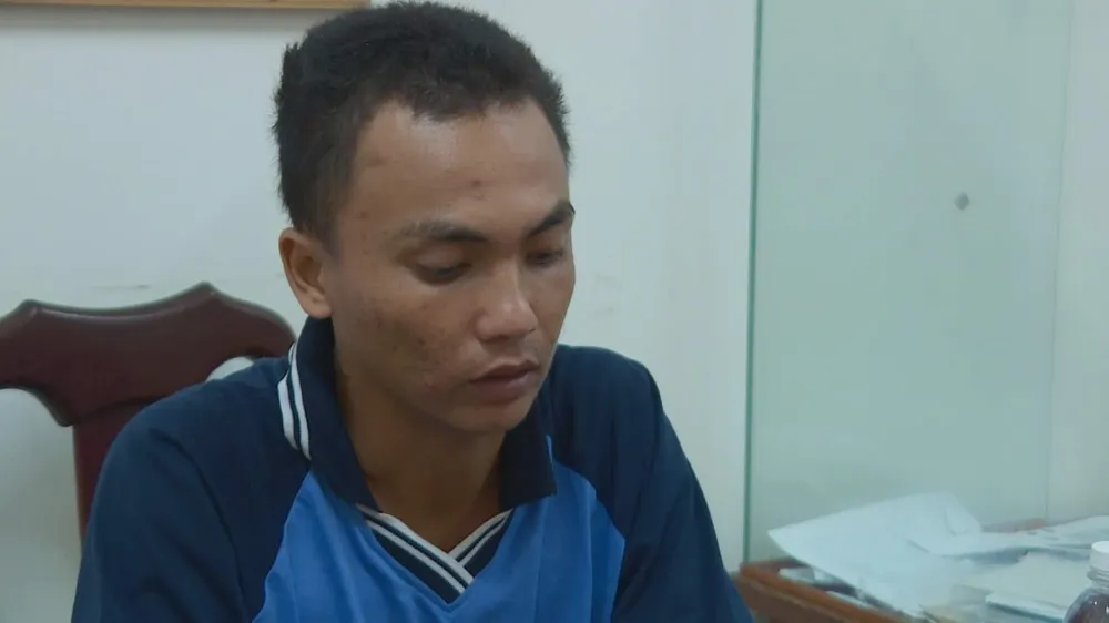 Toàn tại cơ quan điều tra. Ảnh: AĐ Toàn tại cơ quan điều tra. Ảnh: AĐ