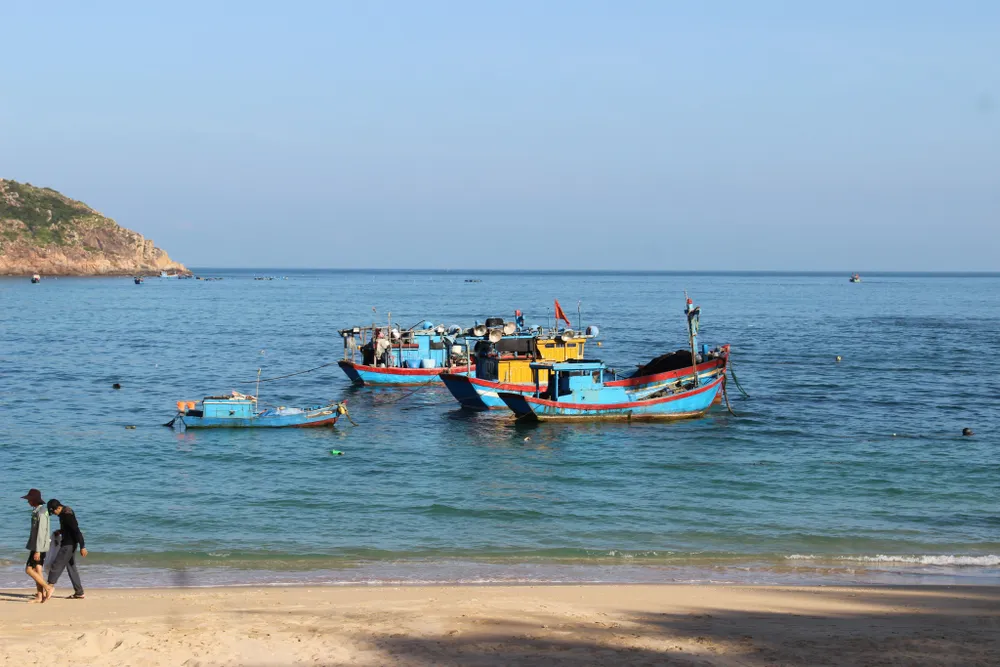Một khu nuôi biển ở Nhơn Hải, Quy Nhơn. Ảnh: NQ Một khu nuôi biển ở Nhơn Hải, Quy Nhơn. Ảnh: NQ