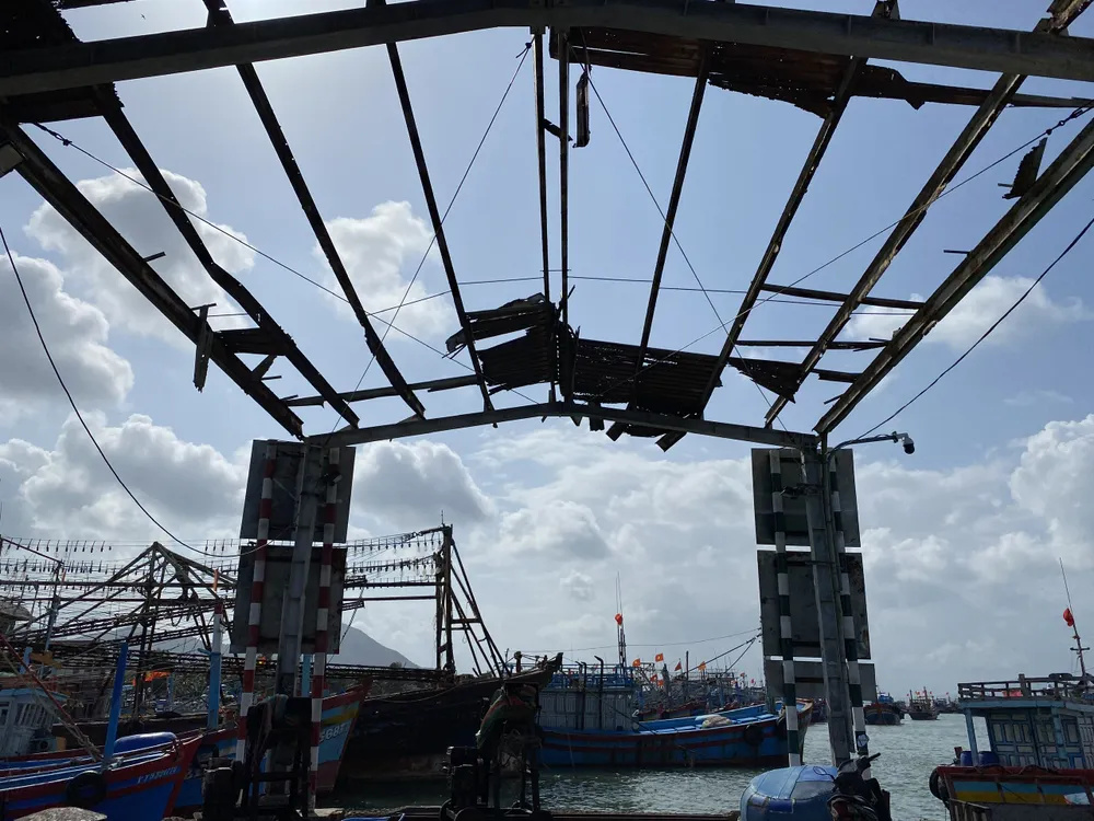 UBND tỉnh Bình Định đã đồng ý chủ trương sửa chữa cảng cá Đề Gi. Ảnh: NQ