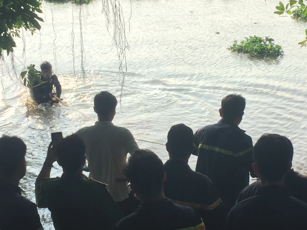 Học sinh lớp 7 mất tích khi tắm sông đã được tìm thấy thi thể ảnh 1