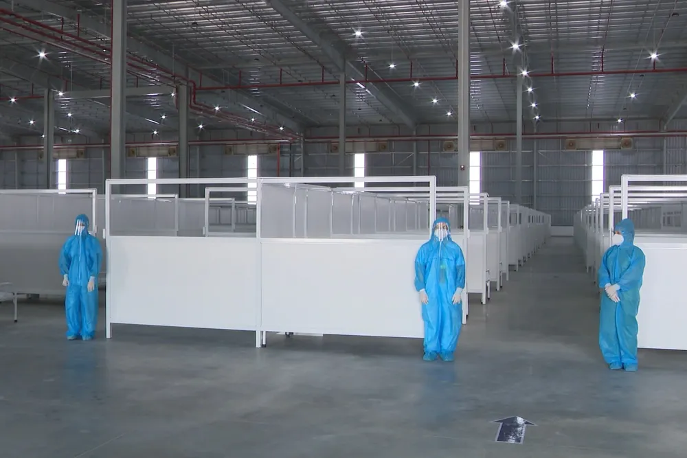 Hình ảnh bên trong BV dã chiến 5.000 giường ở Bình Dương sắp đưa vào hoạt động ảnh 10