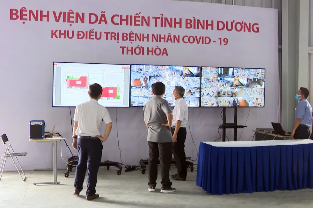 Hình ảnh bên trong BV dã chiến 5.000 giường ở Bình Dương sắp đưa vào hoạt động ảnh 6