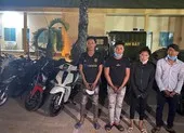 Bắt nhóm cầm xe ăn trộm bằng giấy tờ giả ở Bình Dương
