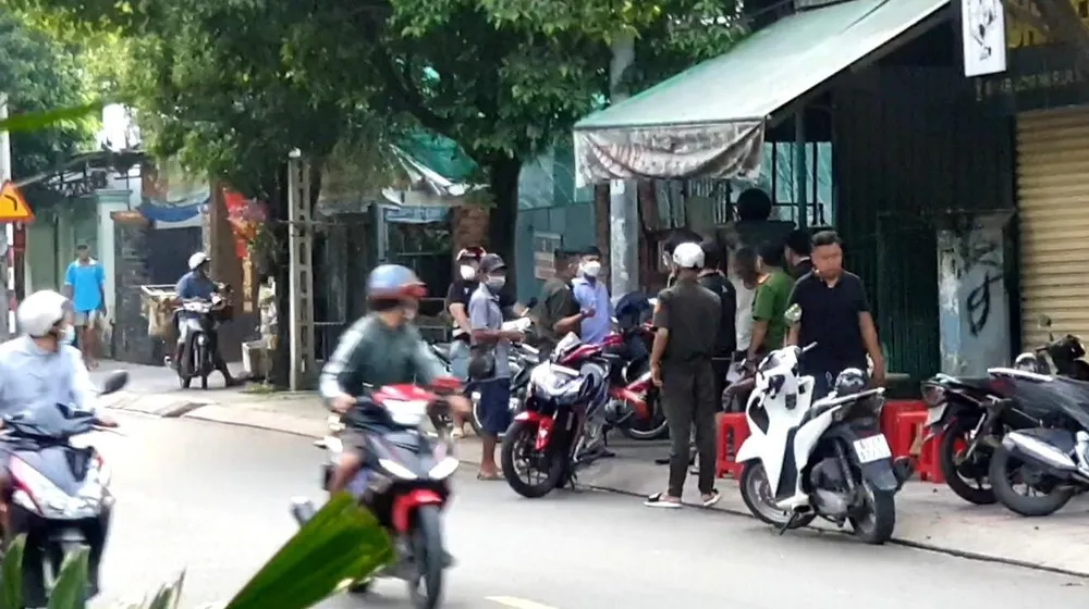 Khu vực phòng trọ xảy ra án mạng. Ảnh: LA