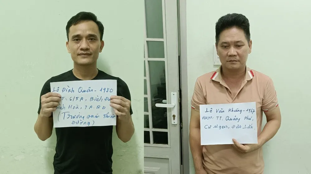 Hai chủ quán massage mua bán người, ép kích dục cho khách. Ảnh: CACC Hai chủ quán massage mua bán người, ép kích dục cho khách. Ảnh: CACC