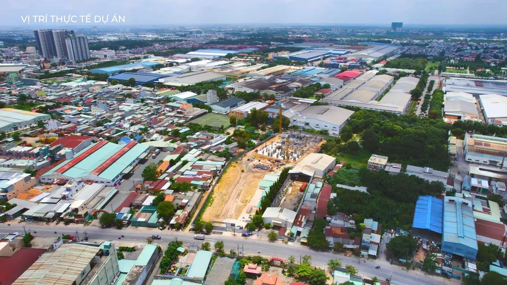 Dự án mới được khởi công vào tháng 6-2022. Ảnh: LA Dự án mới được khởi công vào tháng 6-2022. Ảnh: LA