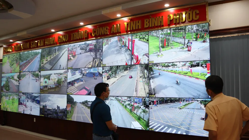 Hệ thống camera giám sát đã giúp lực lượng công an xử lý, phạt nguội hàng ngàn trường hợp vi phạm giao thông. Ảnh: DH