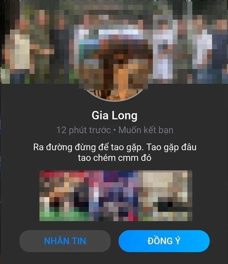 Nhiều người bị đe dọa chỉ vì là đồng nghiệp, quen biết với người vay nợ. Ảnh: Người dân cung cấp