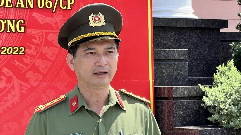 Theo đại tá Trịnh Ngọc Quyên, Giám đốc Công an tỉnh Bình Dương yêu cầu các công an các đơn vị địa phương tập trung lực lượng đấu tranh phòng chống tội phạm, ứng trực bảo đảm quân số sẵn sàng chiến đấu. Ảnh: LÊ ÁNH