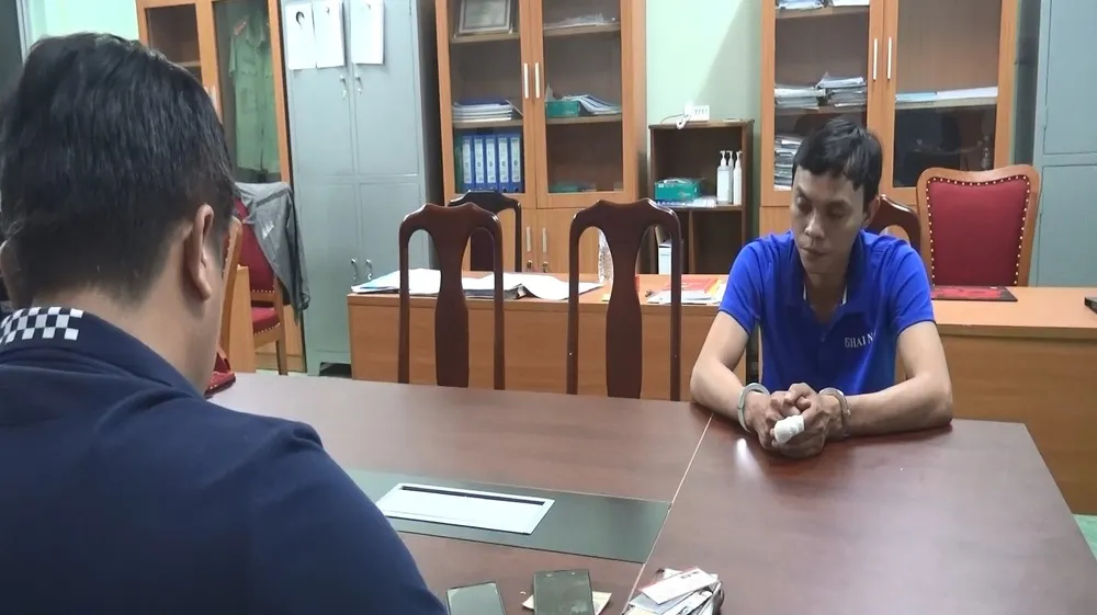 Phước bị công an Bình Dương bắt giữ chỉ sau thời gian ngắn gây án. Ảnh: LA