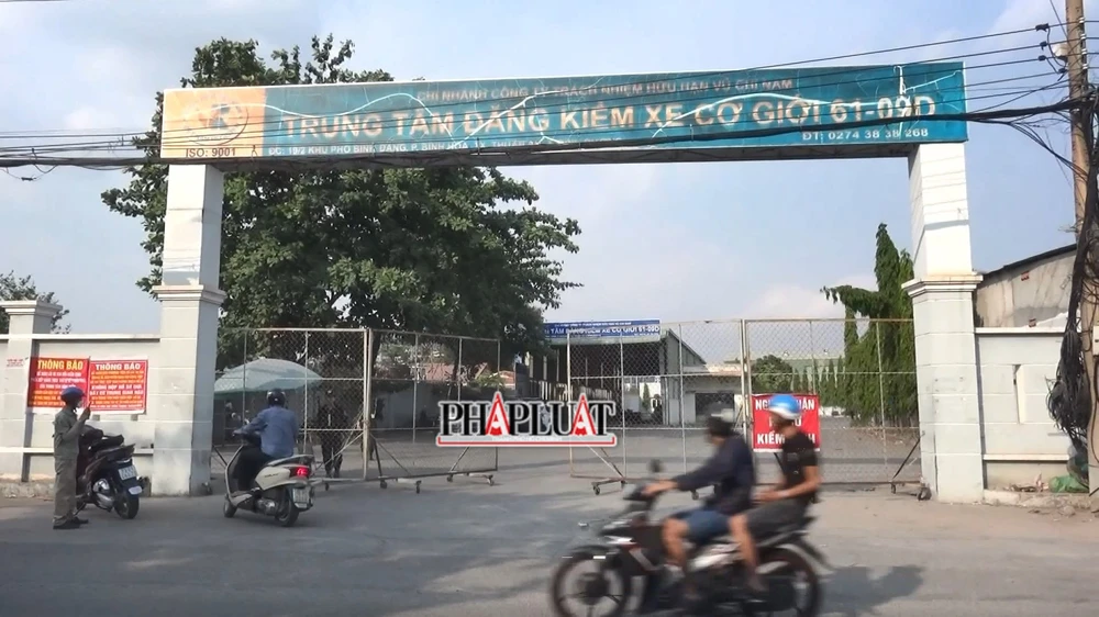 khám xét trung tâm đăng kiểm