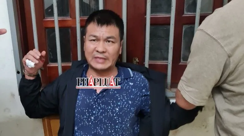 Nghi phạm Yang Zhong Wu bị bắt khi đang lẩn trốn tại phường Phù Đổng (TP Pleiku, tỉnh Gia Lai). Ảnh: LA