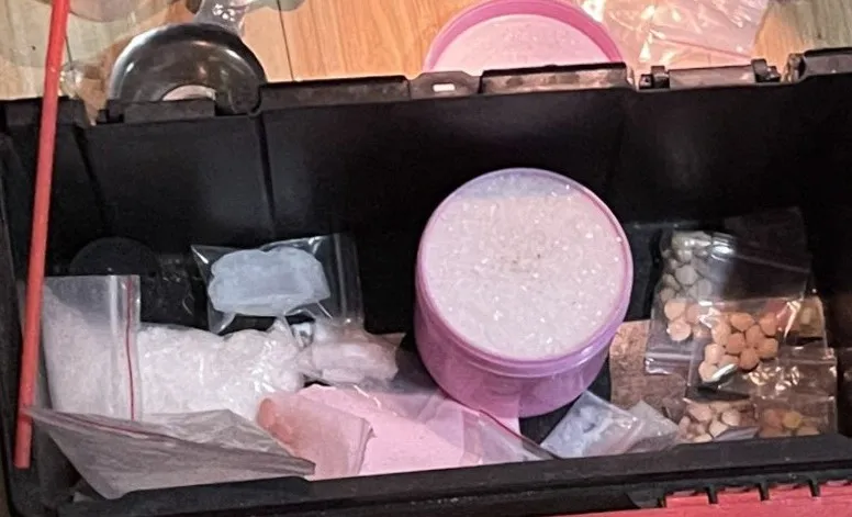 Số ma túy cơ quan công an thu giữ. Ảnh: CACC Số ma túy cơ quan công an thu giữ