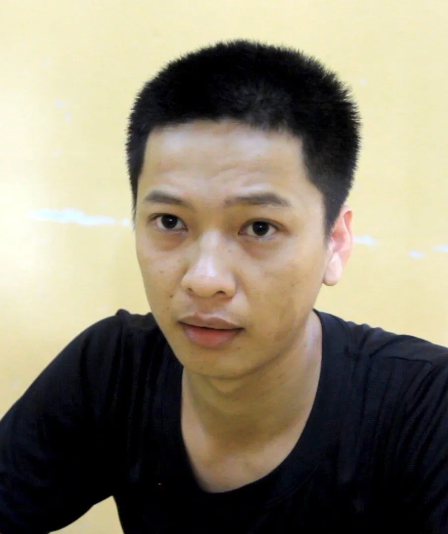 Bị công an truy tìm, Triều đã đến cơ quan công an đầu thú. Ảnh: CACC