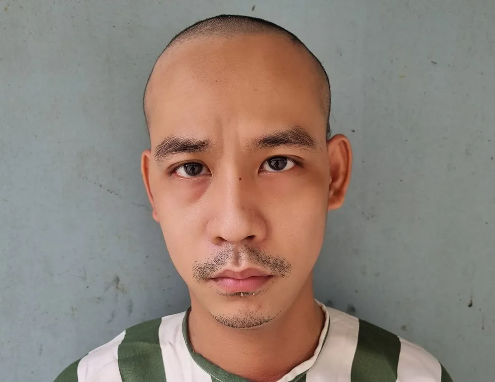 Hậu bị bắt sau 30 phút gây án. Ảnh: CACC Hậu bị bắt sau 30 phút gây án. Ảnh: CACC