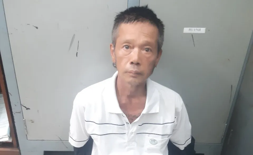 Giàu bị bắt sau vài giờ trốn khỏi trại giam. Ảnh: CACC