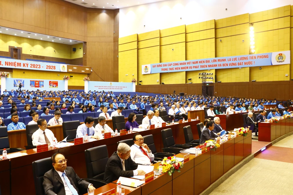 Đại hội có 550 đại biểu chính thức. Ảnh: LA _MG_6902.JPG