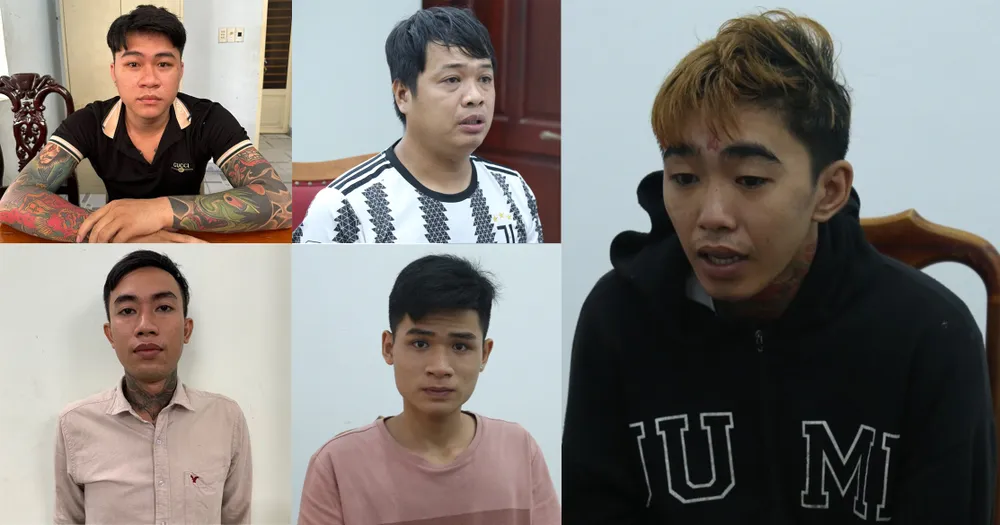 Sơn (bìa phải) là người mua linh kiện về để chế tạo súng rồi đem bán. Ảnh: CACC Untitled-1.jpg