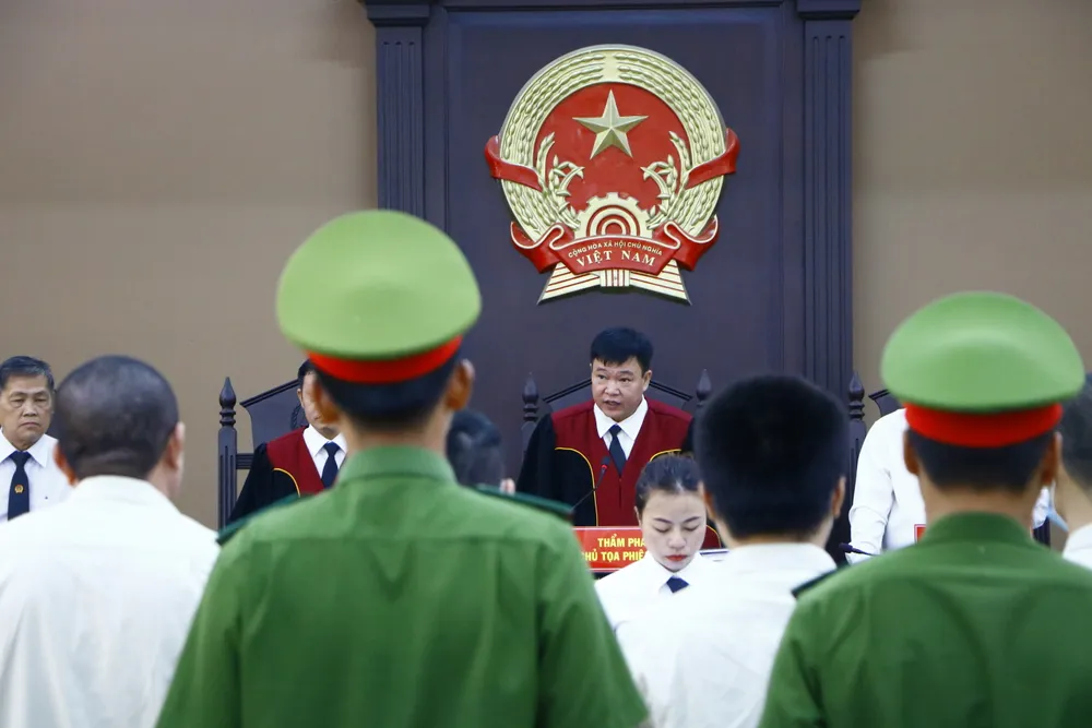 Hình ảnh tại phiên xử. Ảnh: LA _MG_7546.JPG