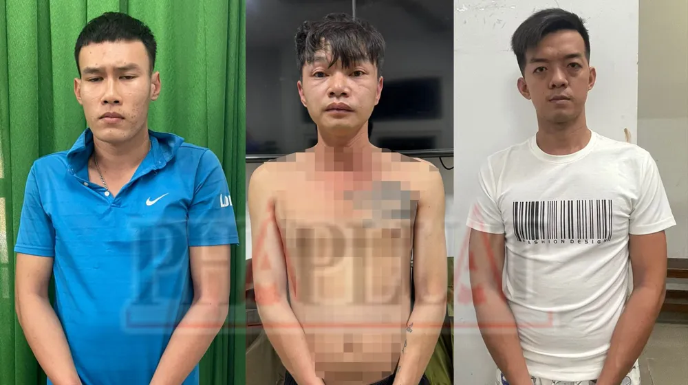 Ba thanh niên liên quan đến vụ án giết người bị truy nã cũng đã bị bắt. Ảnh: CSHS giết người.jpg