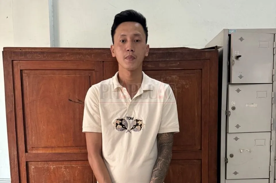 Tài bị bắt khi về quê ăn tết cùng gia đình. Ảnh: CSHS giết người