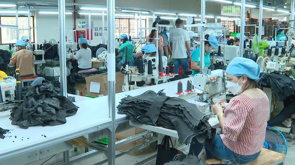 Trong năm 2023, thu hút đầu tư nước ngoài đạt hiệu quả cao với 45 dự án, số vốn đăng ký đạt 824 triệu USD. Ảnh: BBP bình phước (5).jpg