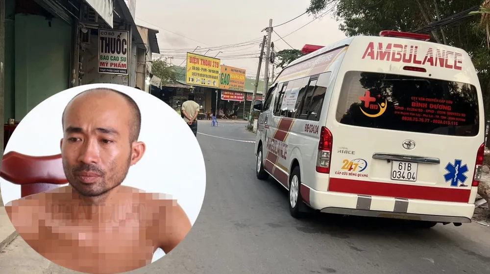 Hải sát hại người bạn vì nghi ngờ có tình cảm với vợ mình. Ảnh: CABD đâm chết bạn.jpg