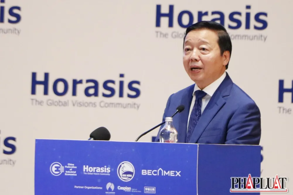 Phó Thủ tướng Chính phủ Trần Hồng Hà phát biểu tại lễ khai mạc. phó thủ tướng (1).JPG