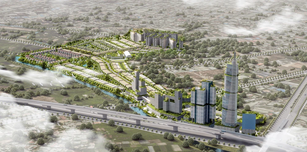 Phối cảnh khu đô thị Một Thế Giới sẽ hình thành trong tương lai. kim oanh (1).jpg