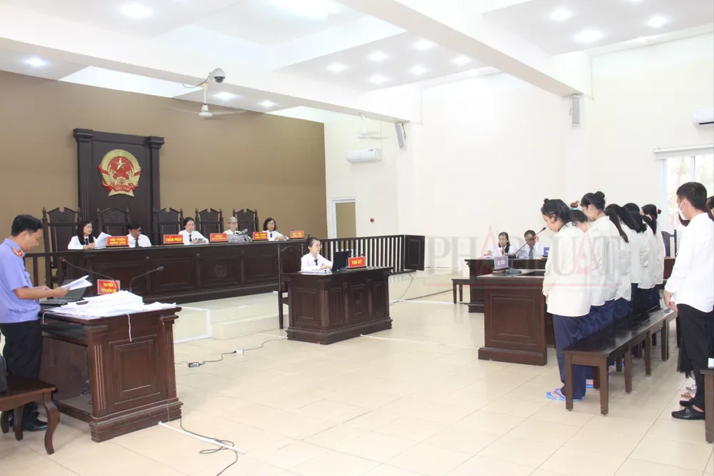 Vụ án đang được nghị án kéo dài. Ảnh: LA mua bán trẻ sơ sinh (1).jpg