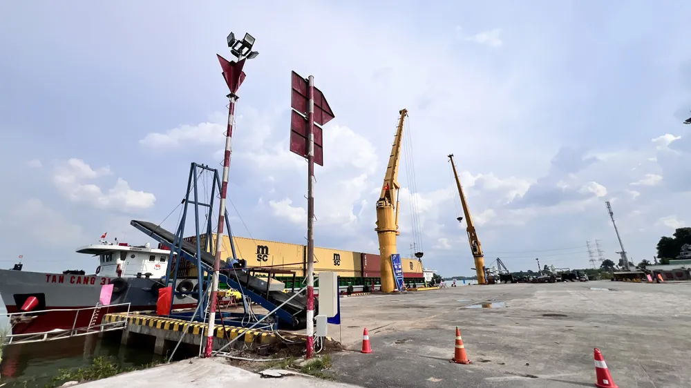 Cảng cạn Thạnh Phước còn kết nối với nhiều cảng quan trọng. Ảnh: LA cảng cạn thạnh phước (7).jpg