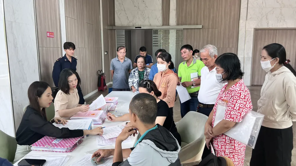 Mới đây, người dân mua NOXH tại khu Hòa Lợi đã nhận sổ hồng. nhà ở xã hội (4).jpg