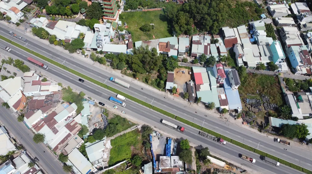 Hơn 15 km đường Mỹ Phước-Tân Vạn trùng với dự án Vành đai 3, dự kiến sẽ xây dựng cầu cao tốc. Ảnh: ĐT mỹ phước-tân vạn.jpg