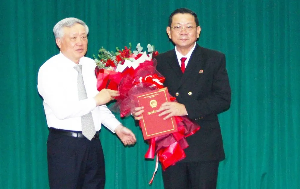 Ông Trần Thanh Hoàng giữ chức vụ Chánh án TAND Cấp cao tại TP.HCM. Ảnh: CY Tòa án nhân dân..jpg