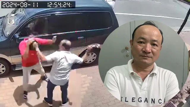 Ông Trần Tấn Phong đang bị tạm giữ hình sự. đập kính xe ô tô (5)..jpg