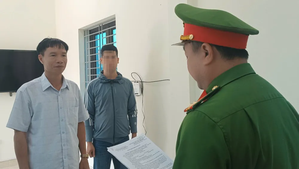 Bùi Tiến Lợi bị bắt tại tỉnh Thái Nguyên vì đăng thông tin xuyên tạc. Ảnh: CA