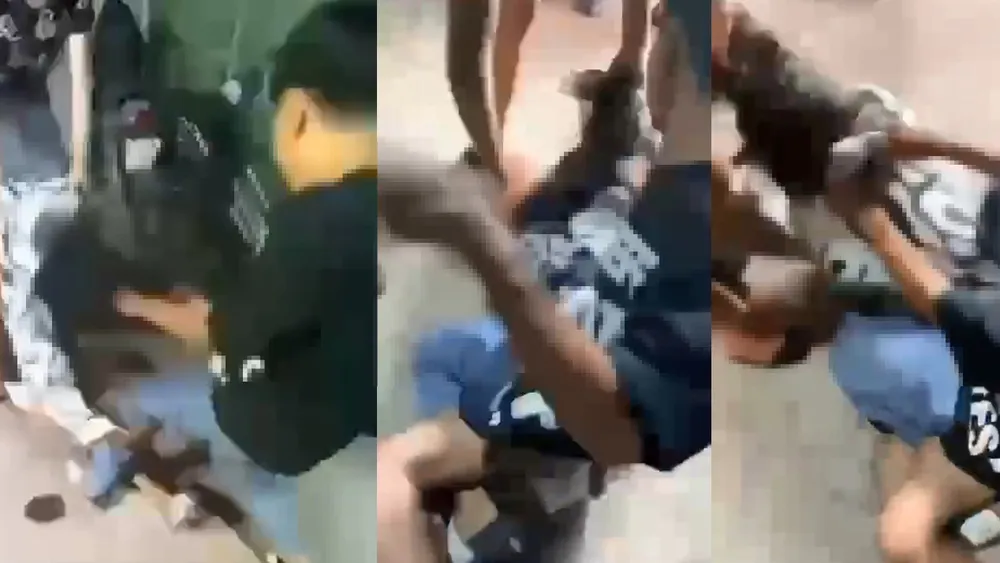 Nhóm thiếu niên đánh hội đồng nữ học sinh rồi quay lại clip. đánh hội đồng.jpg