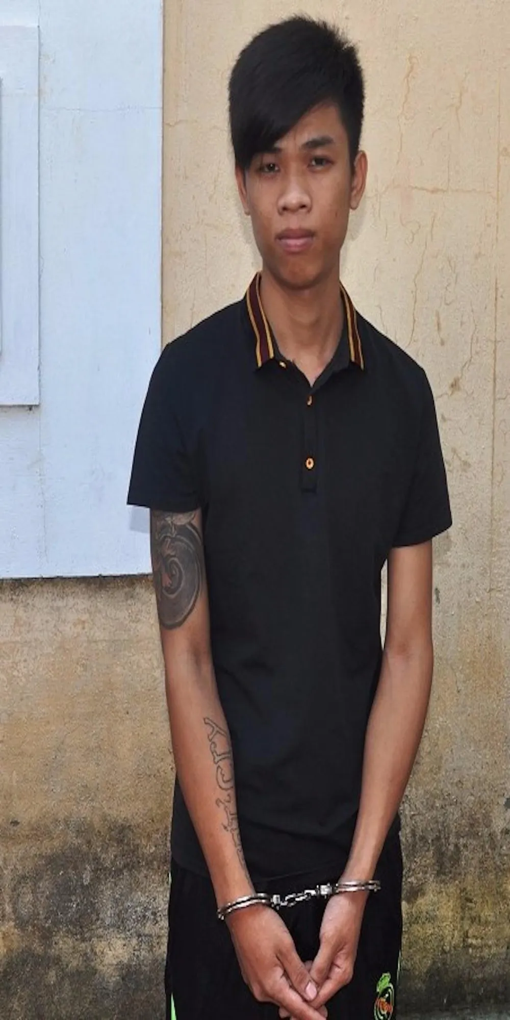 Thanh niên xăm trổ hùng hổ cướp xe bà bán rau ảnh 1 lương nở bị bắt giữ