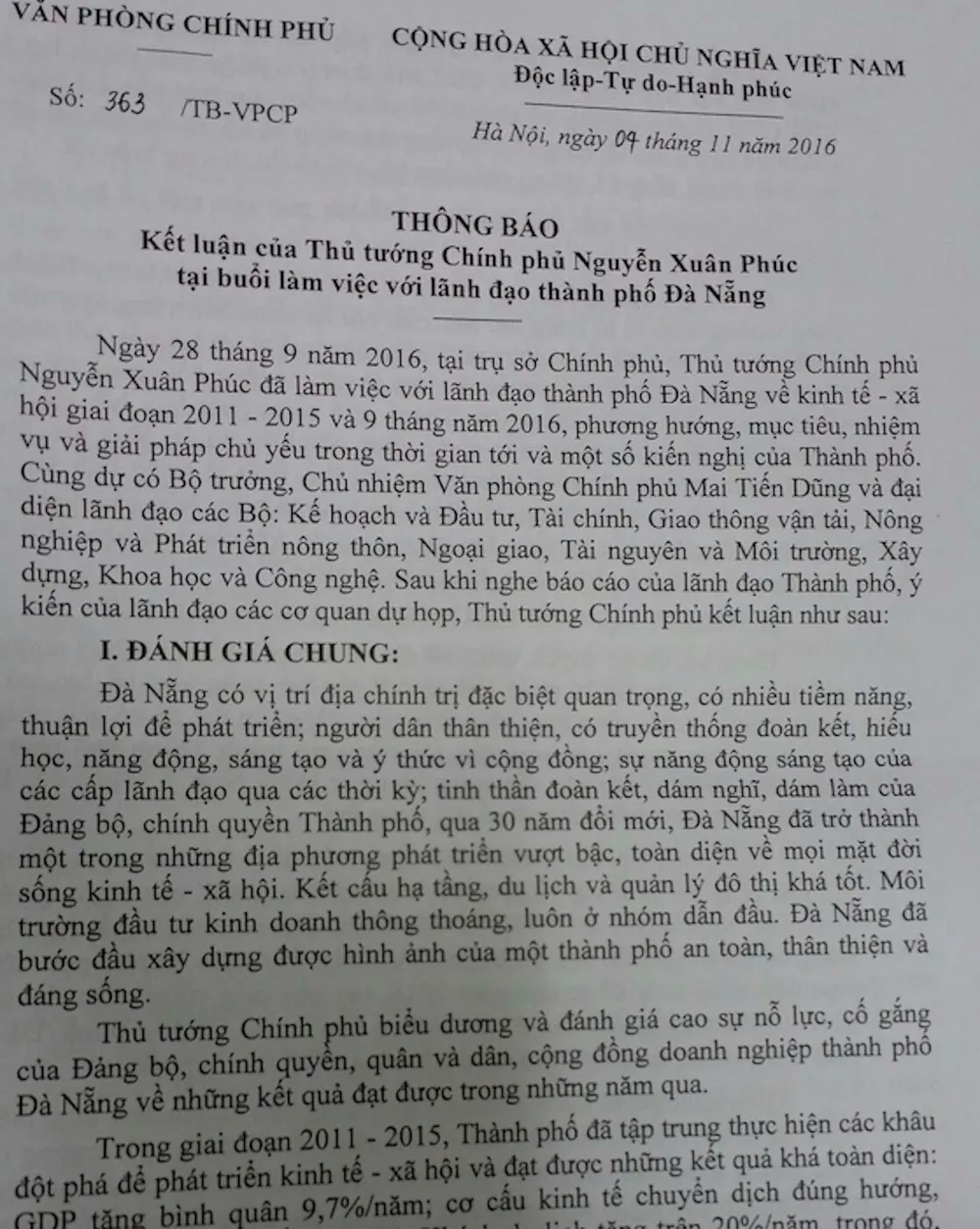 Đà Nẵng phải sánh ngang Singapore, Hong Kong ảnh 1 Đà Nẵng phải sánh ngang Singapore, Hong Kong ảnh 1