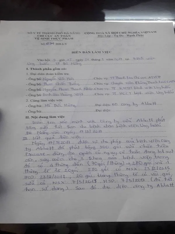 Tặng sữa hết hạn cho bệnh nhân ung thư ảnh 1 Tặng sữa hết hạn cho bệnh nhân ung thư ảnh 1