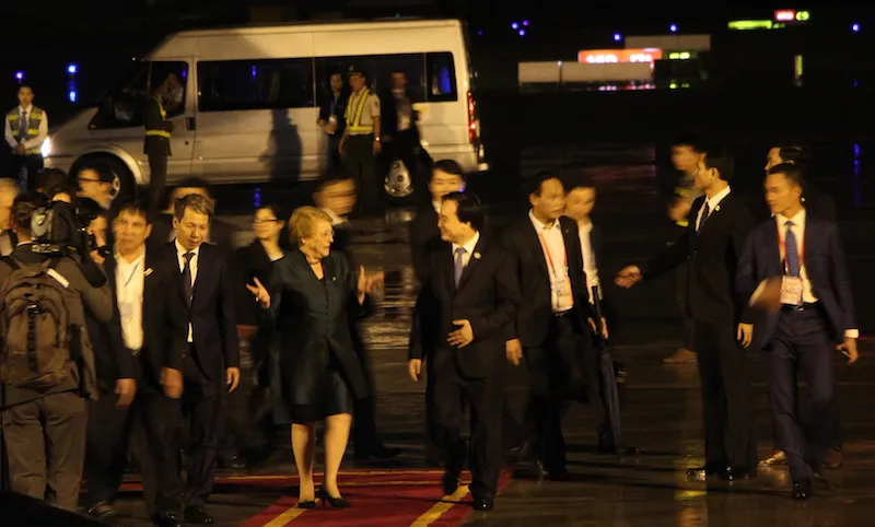 Nữ tổng thống Chile tới Đà Nẵng dự APEC 2017 ảnh 5
