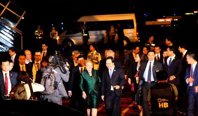 Nữ tổng thống Chile tới Đà Nẵng dự APEC 2017 ảnh 6