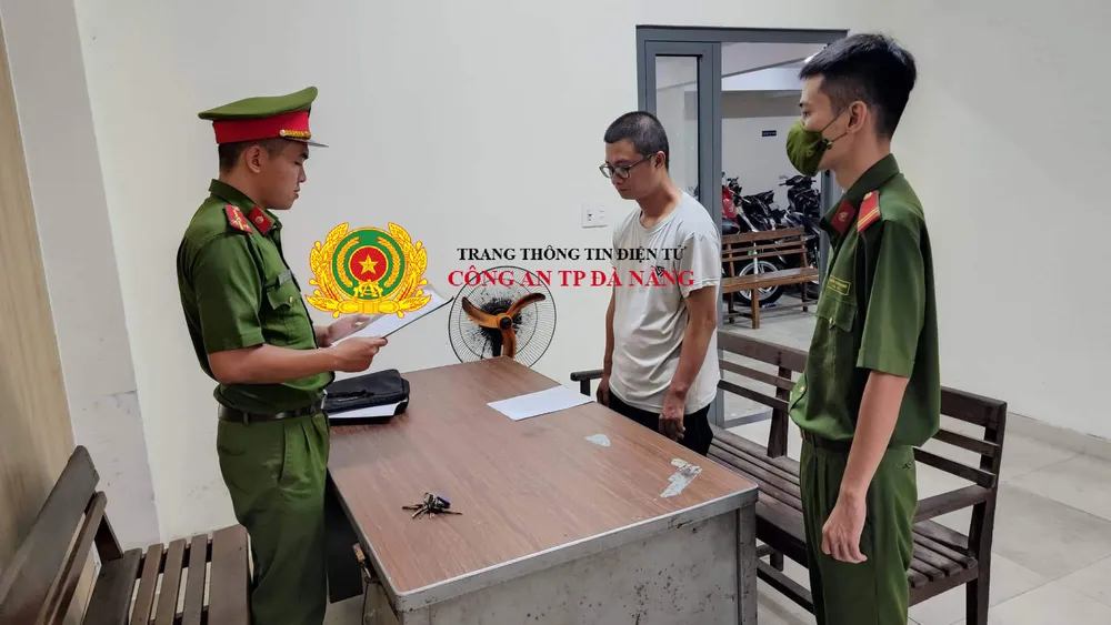 Tài bị khởi tố. Ảnh: CAĐN.