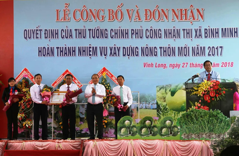 Thị xã đầu tiên Vĩnh Long được công nhận nông thôn mới ảnh 2