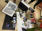 Phát hiện 'xưởng' sản xuất tiền giả ở Cần Thơ ảnh 1 Dùng tiền giả do mình sản xuất mua ma túy về xài